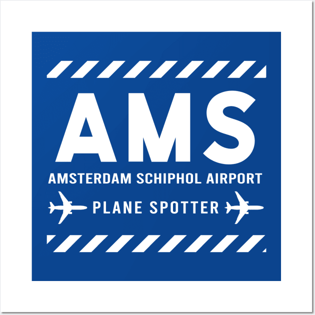 AMS Plane Spotter | Gift Wall Art by ProPlaneSpotter